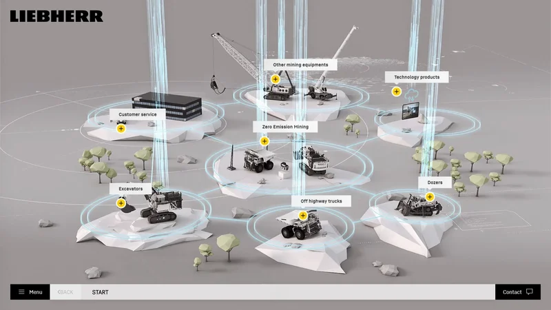 LIEBHERR - Virtuelle Mine